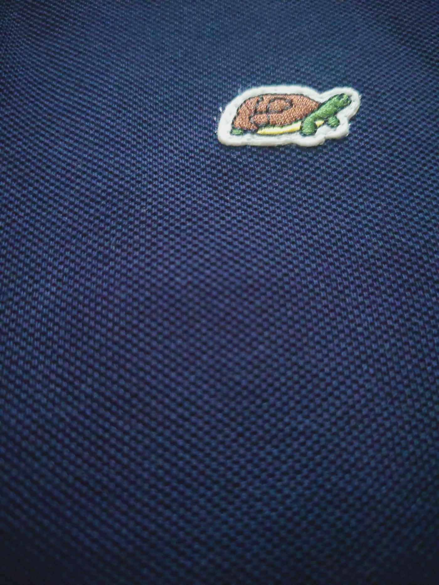 THE DIRA LONG SLEEVE – ORGANIC PIQUE COTTON POLO SHIRT(NAVY BLUE)