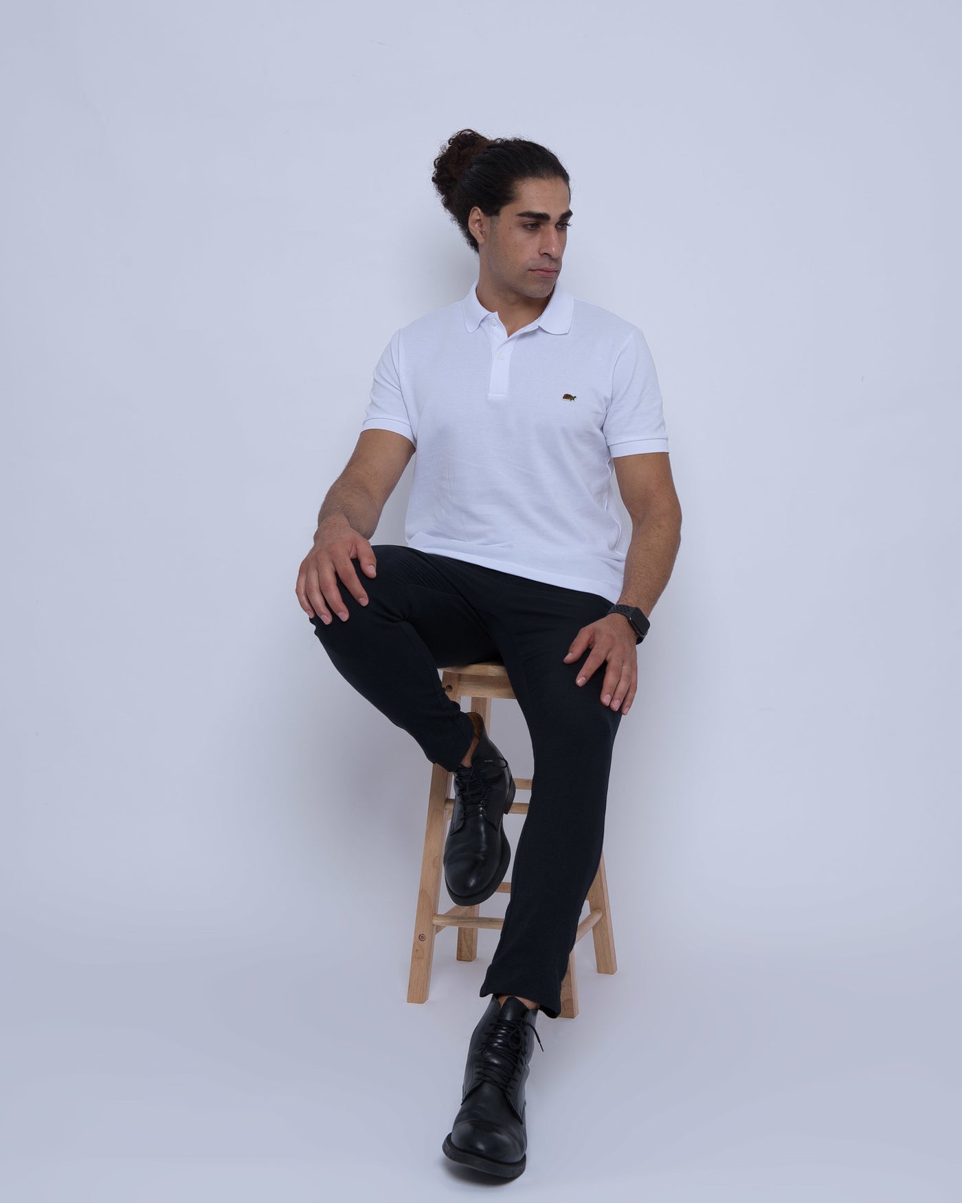 White Polo Shirt | Men's White Polo Shirt | steddi.co.uk