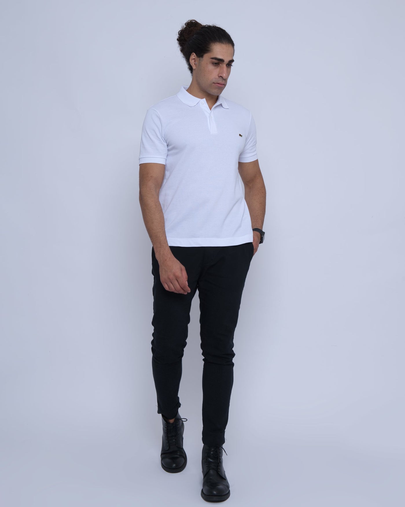 White Polo Shirt | Men's White Polo Shirt | steddi.co.uk