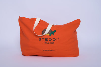 Orange Tote Bags | Orange Canvas Tote Bag | steddi.co.uk