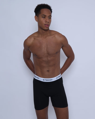 Boxer Brief Underwear | Black Boxer Briefs | steddi.co.uk