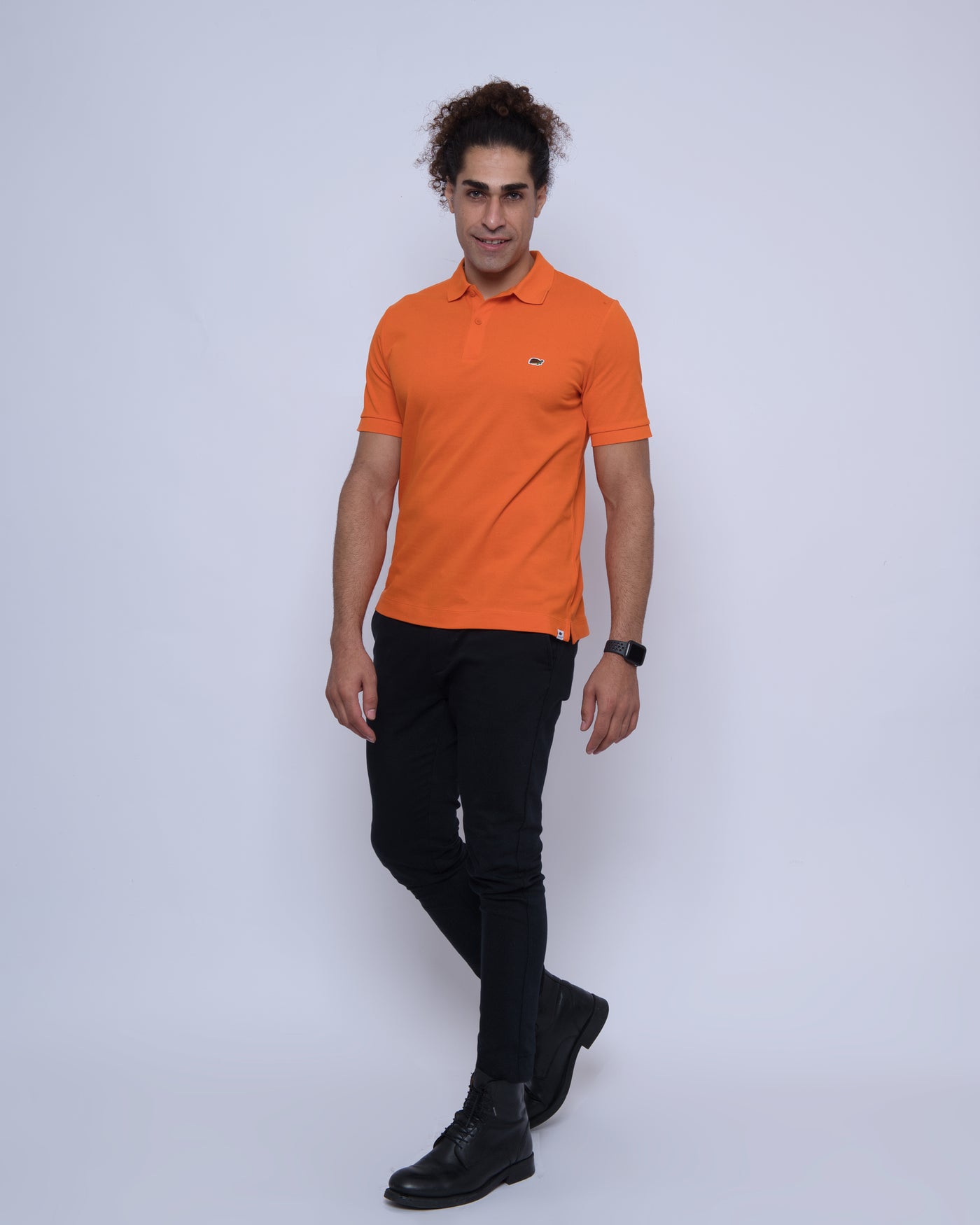 Orange Polo Shirt | Men's Orange Polo Shirt | steddi.co.uk