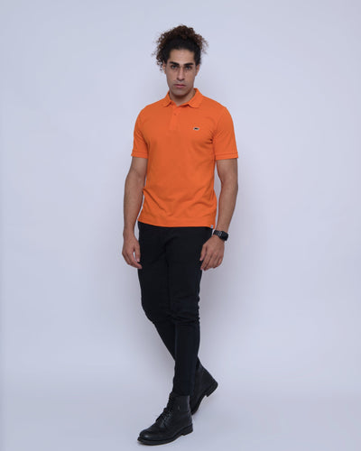 Orange Polo Shirt | Men's Orange Polo Shirt | steddi.co.uk