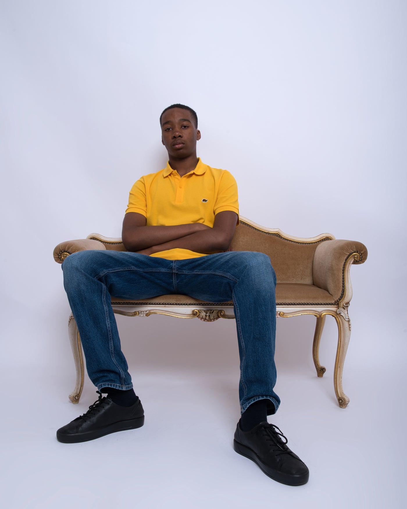 Yellow Polo Shirt | Men's Yellow Polo Shirt | steddi.co.uk